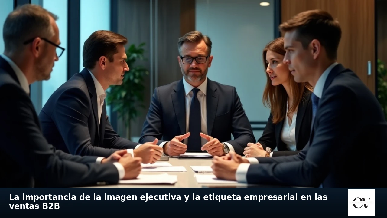 La importancia de la imagen ejecutiva y la etiqueta empresarial en las ventas B2B
