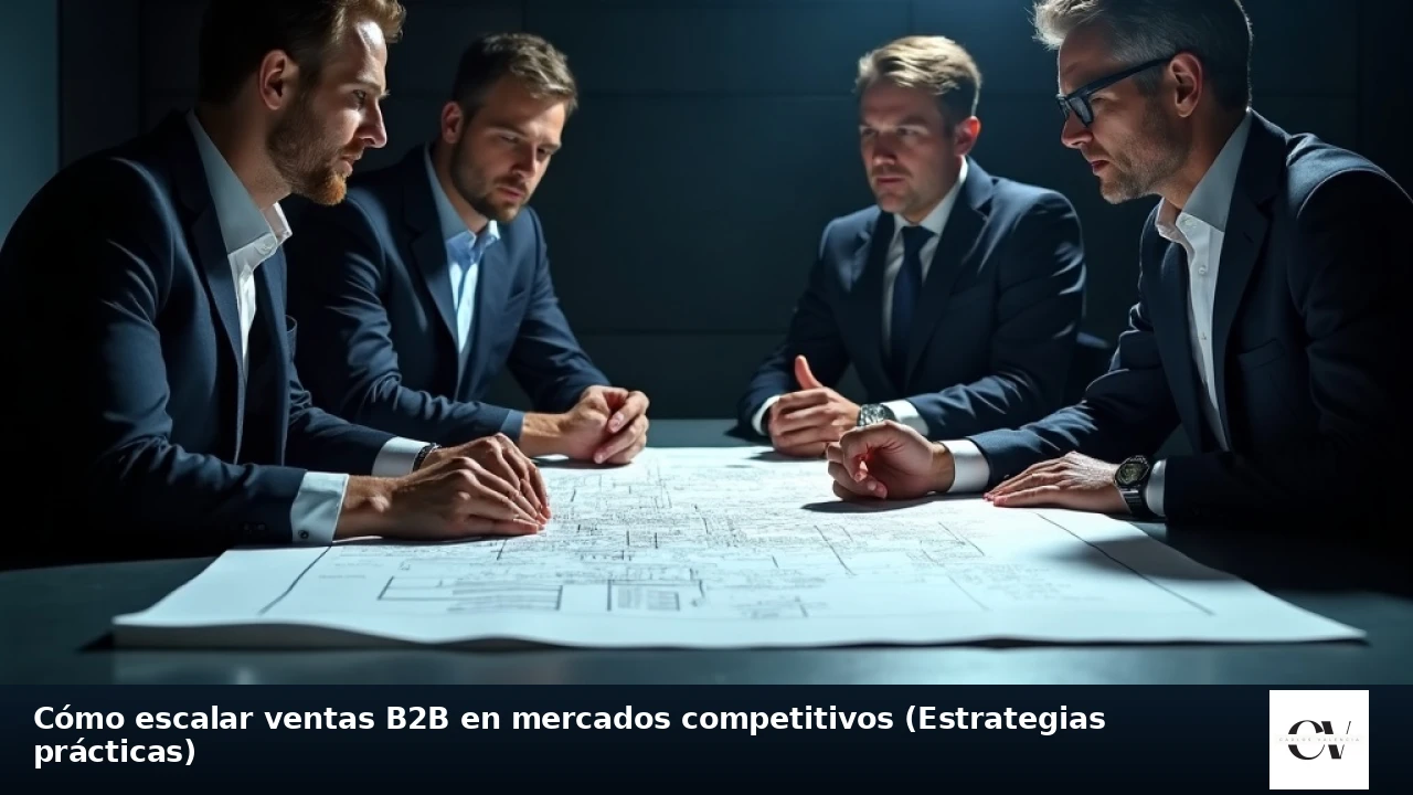 Cómo escalar ventas B2B en mercados competitivos (Estrategias prácticas)