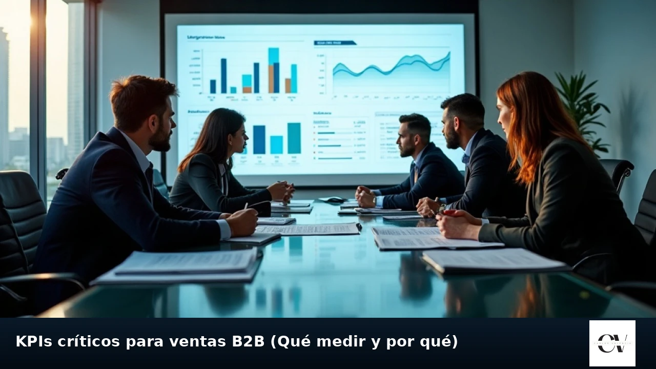 KPIs críticos para ventas B2B (Qué medir y por qué)