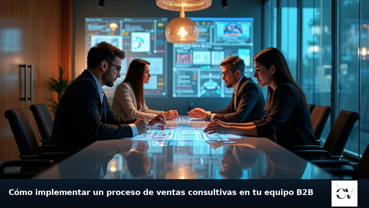 Cómo implementar un proceso de ventas consultivas en tu equipo B2B