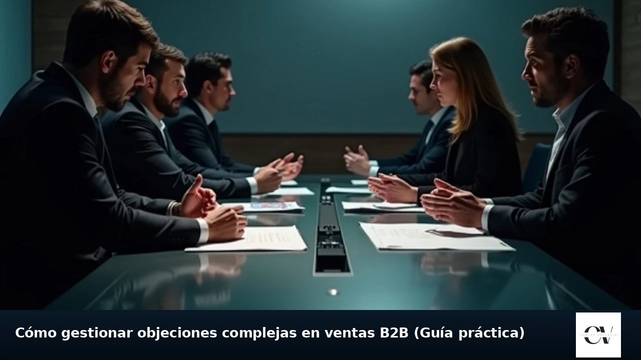 Cómo gestionar objeciones complejas en ventas B2B (Guía práctica)