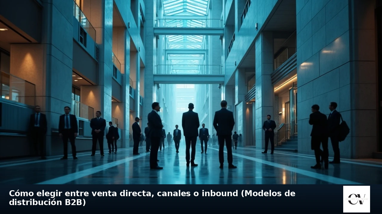Cómo elegir entre venta directa, canales o inbound (Modelos de distribución B2B)