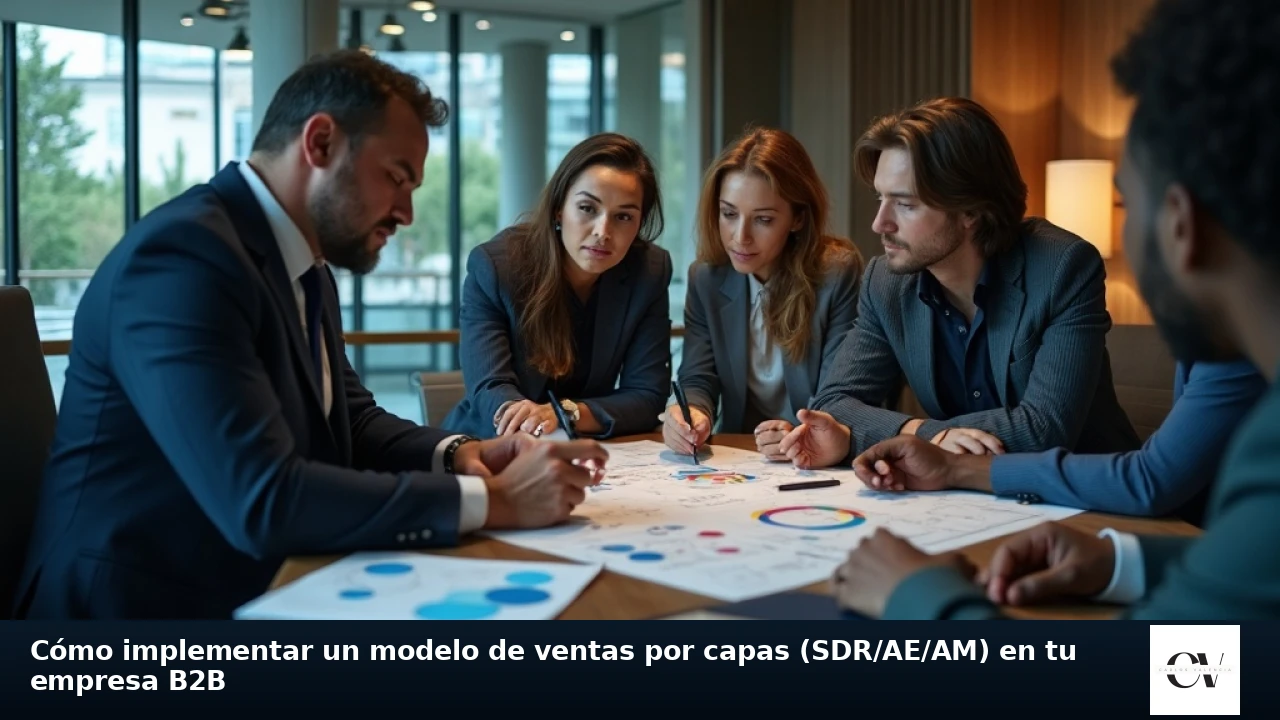 Cómo implementar un modelo de ventas por capas (SDR/AE/AM) en tu empresa B2B