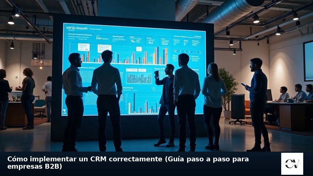 Cómo implementar un CRM correctamente (Guía paso a paso para empresas B2B)