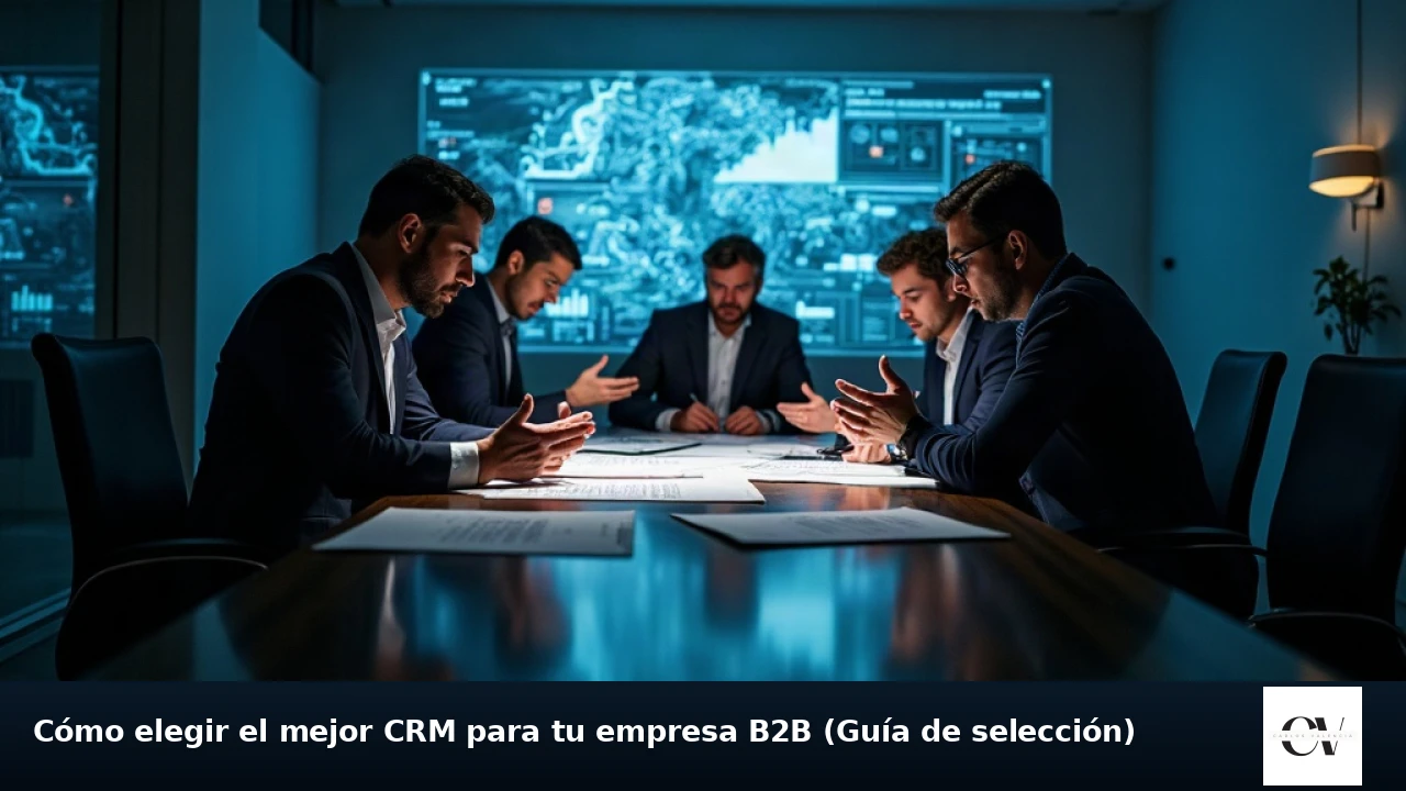 Cómo elegir el mejor CRM para tu empresa B2B (Guía de selección)